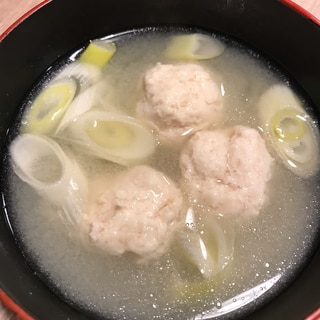 鶏団子味噌汁